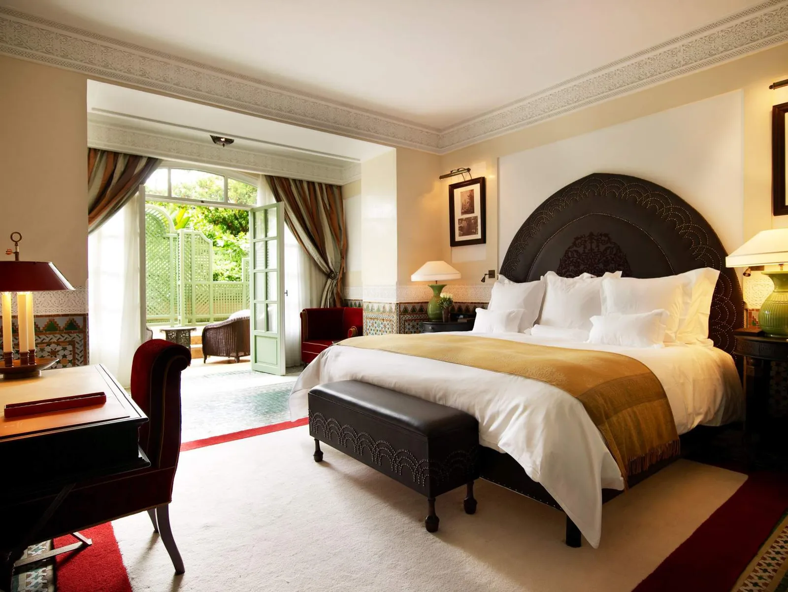 Official photograph of the Duplex Suite category at La Mamounia