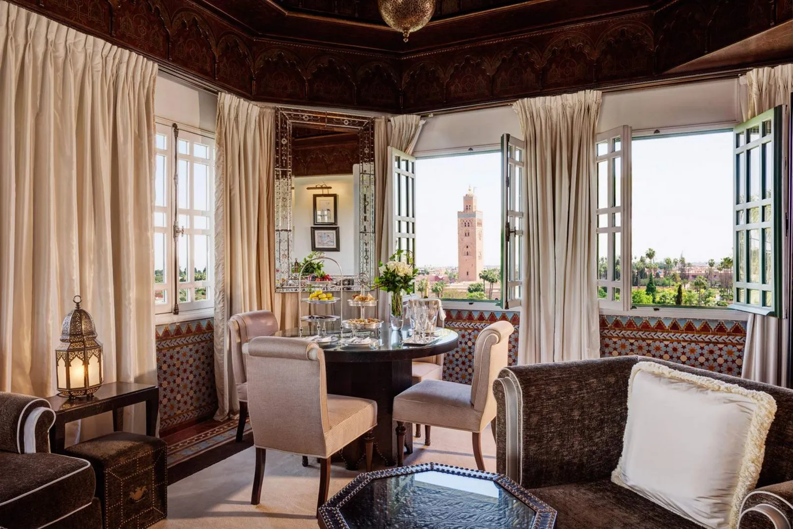 Official photograph of the Koutoubia Suite category at La Mamounia