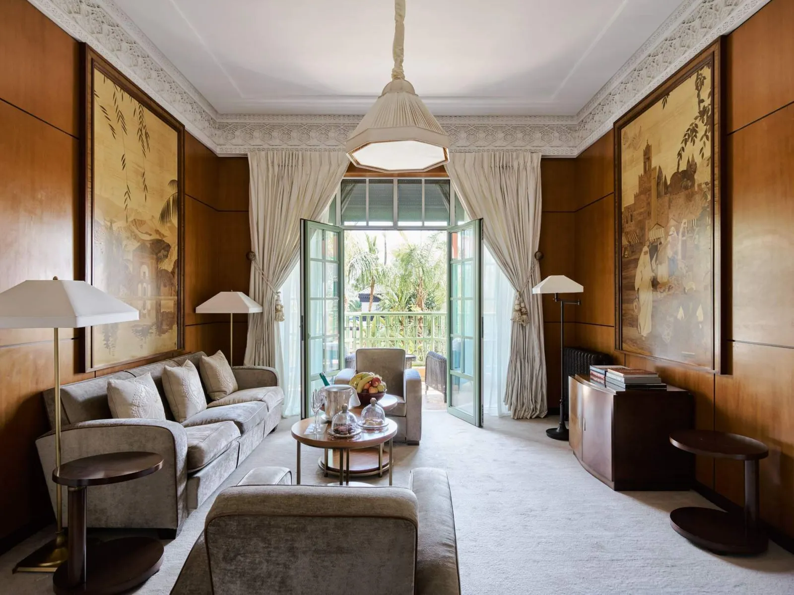 Official photograph of the Marqueterie Suite category at La Mamounia
