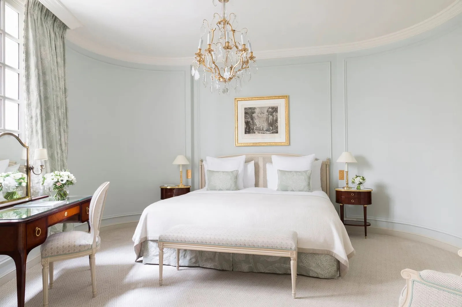 The interior of Deluxe Junior Suite · Le Bristol Paris