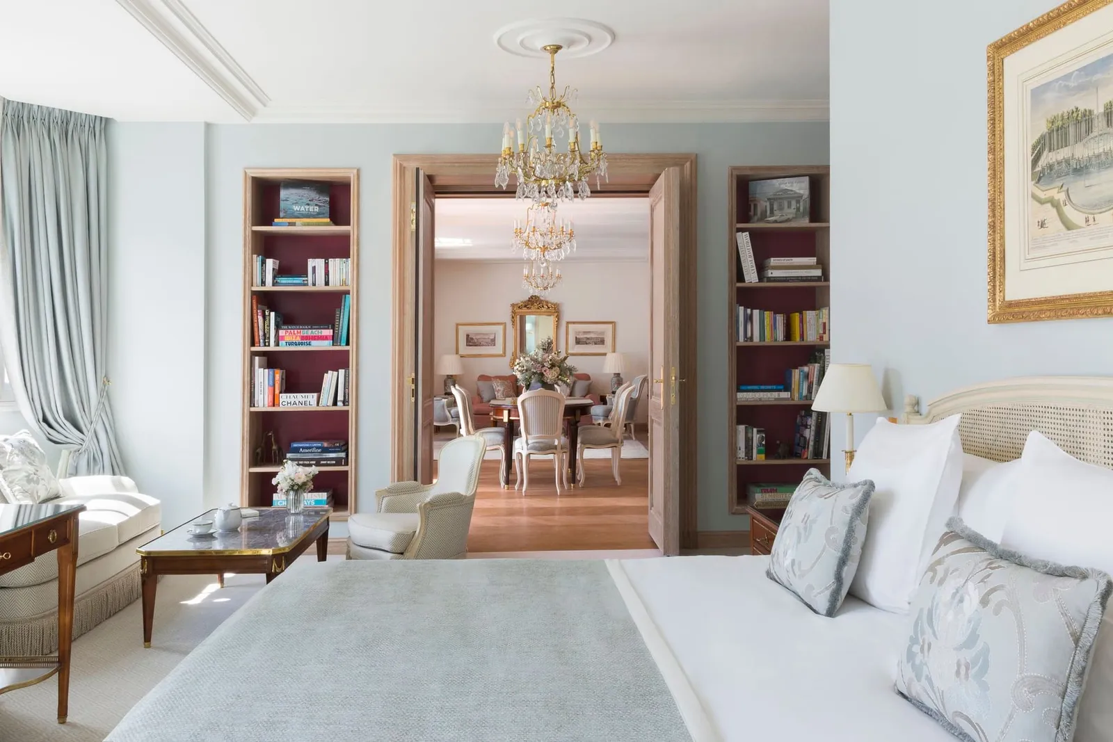 The interior of Suite Lumière · Le Bristol Paris