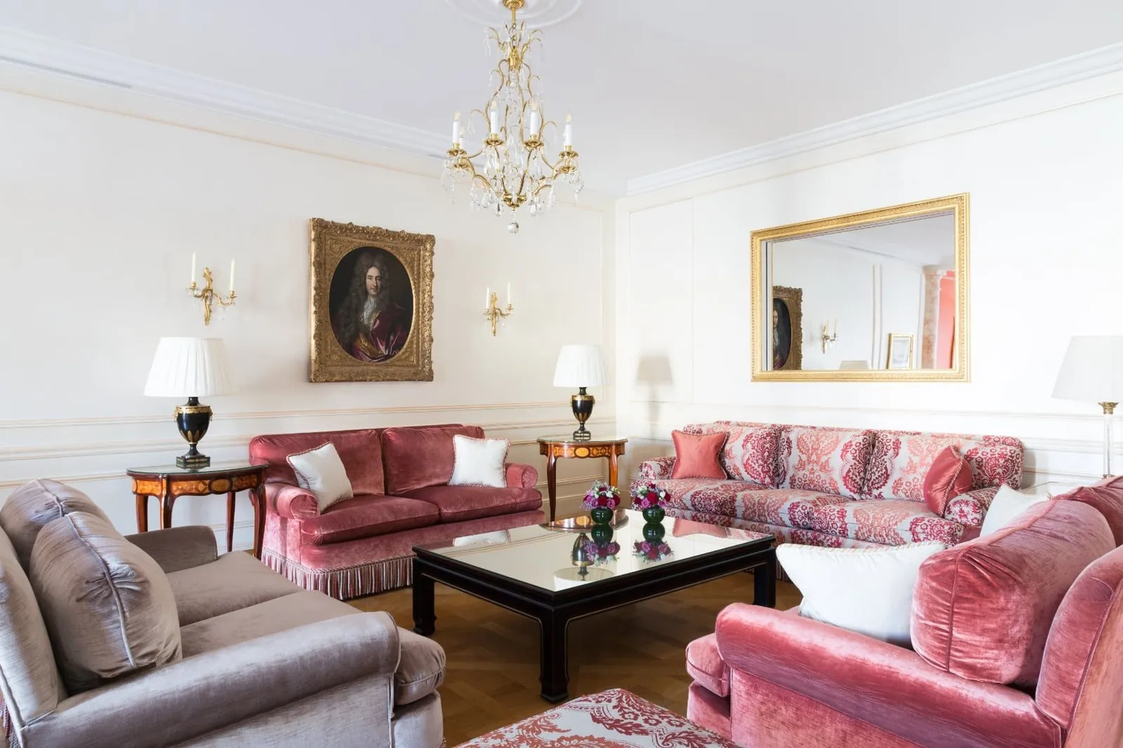 The interior of Suite Princière · Le Bristol Paris
