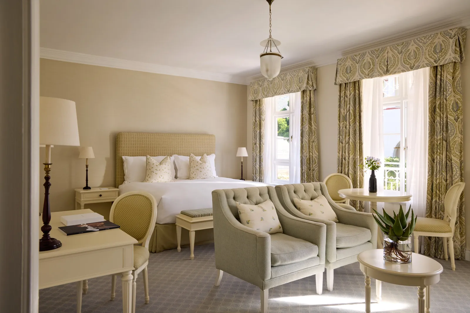 Official photograph of the Deluxe Junior Suite category at Mount Nelson
