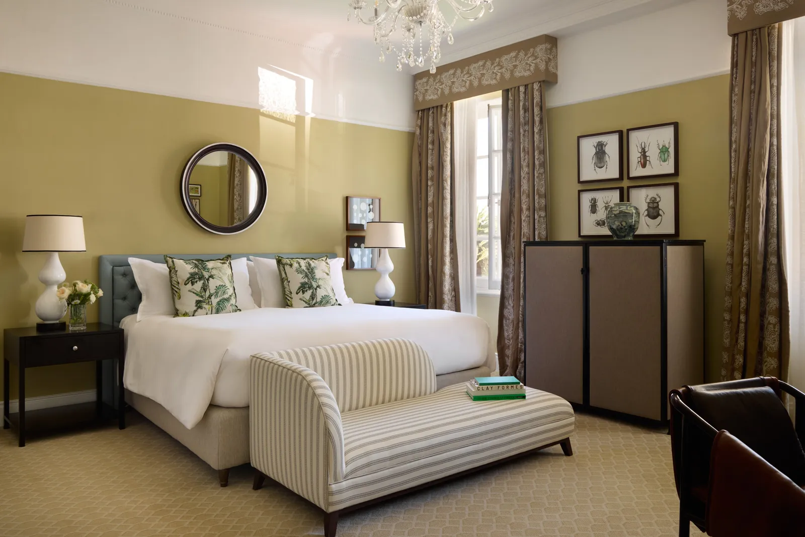 Official photograph of the Deluxe Room category at Mount Nelson