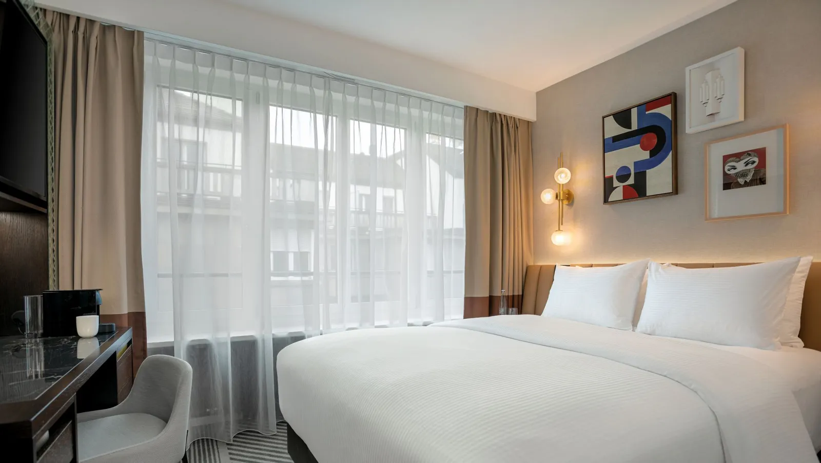 Gli interni della Deluxe Guest Room