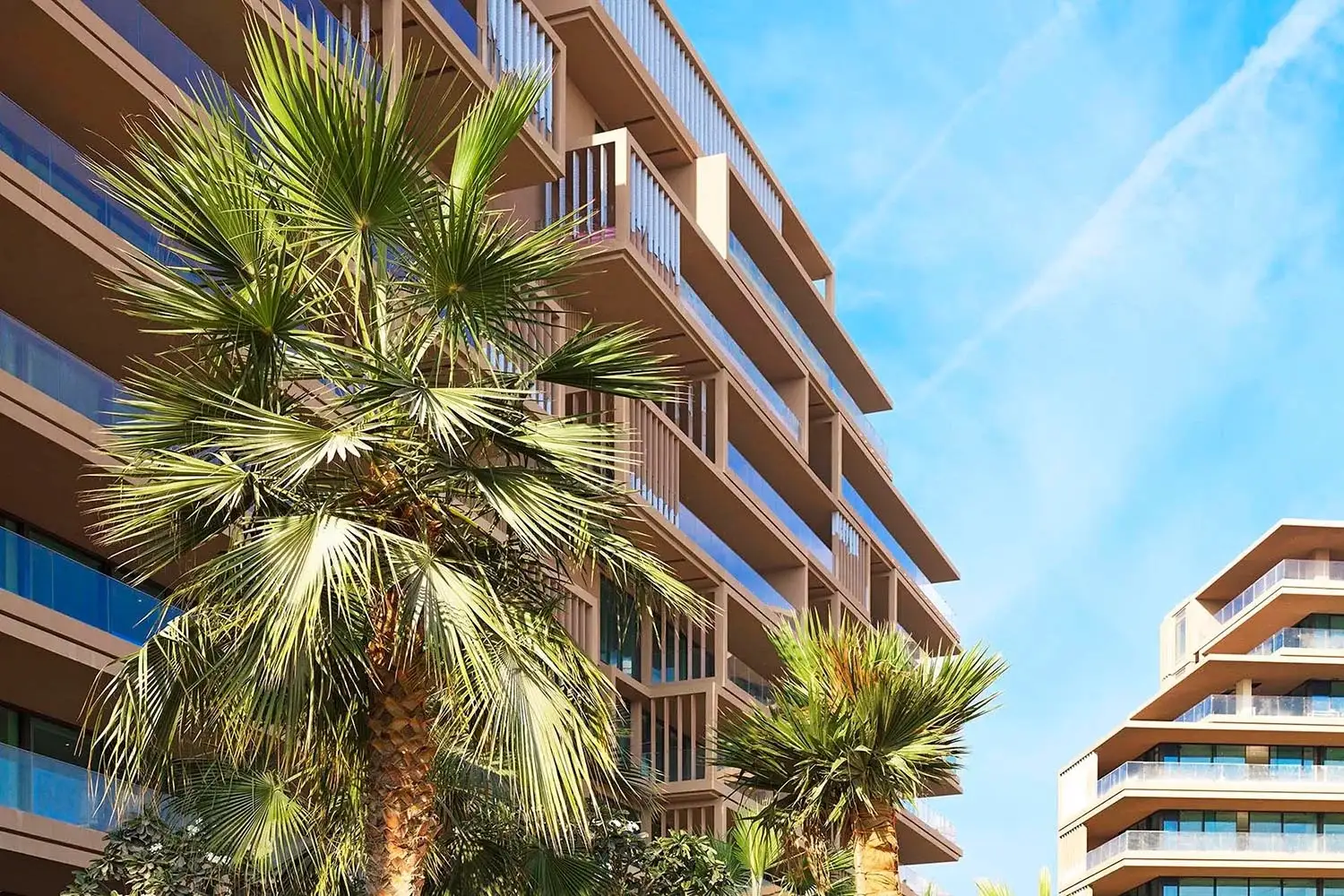 Official image of the Six Senses The Palm, Dubai building