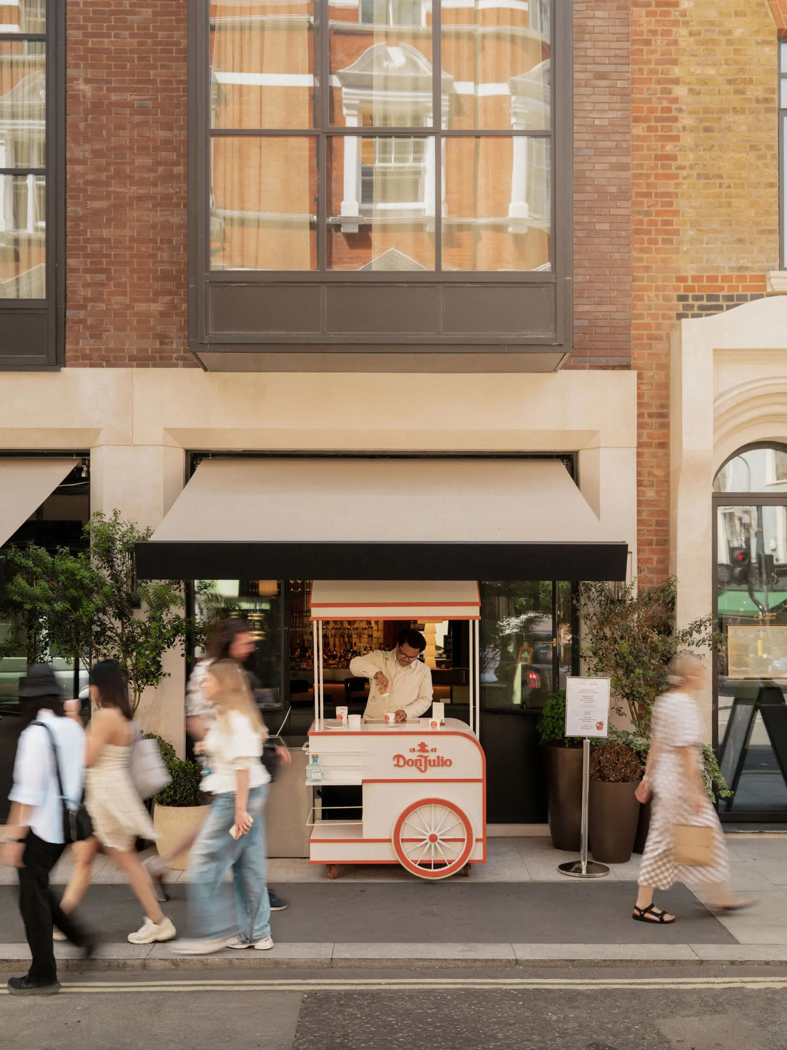 The Newman’s façade on Newman Street, Fitzrovia
