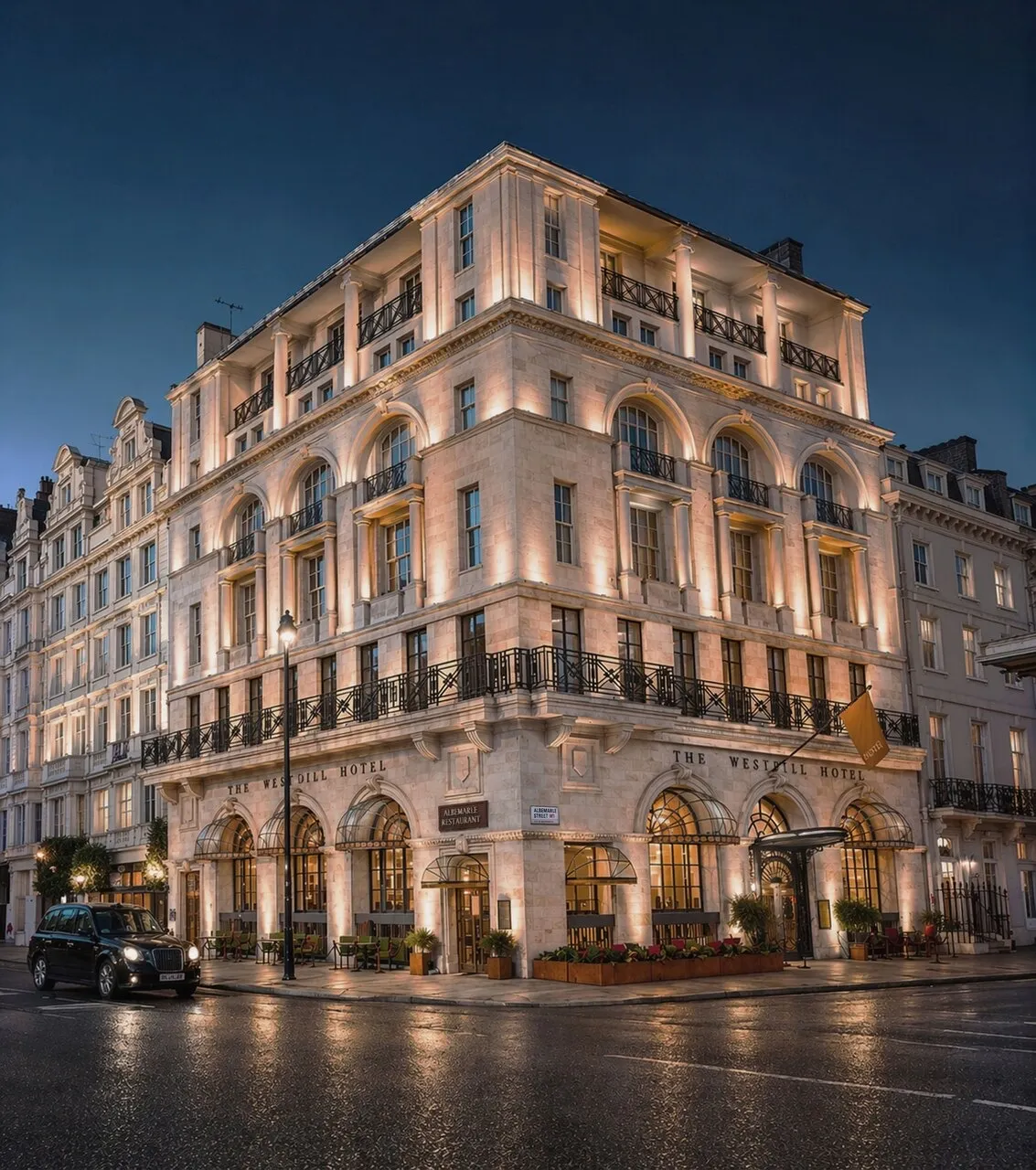 The WestDill Mayfair’s façade on Piccadilly, in a rendering