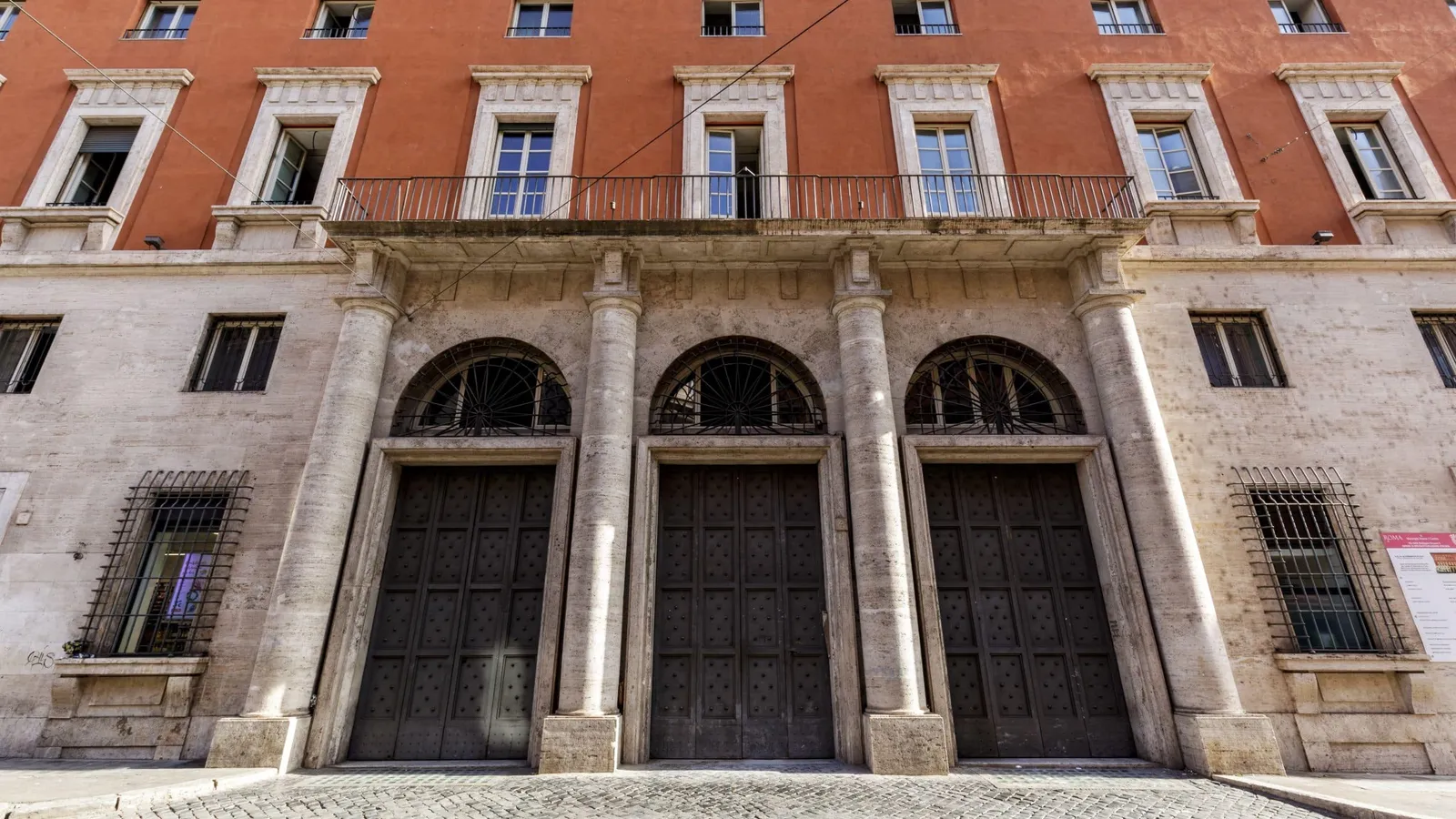 Thompson Rome’s façade on Via delle Botteghe Oscure
