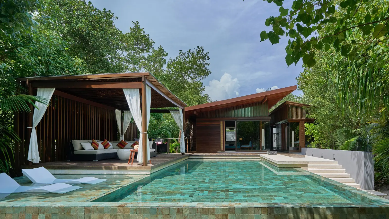2 Bedroom Beach Pool Villa in an official photograph