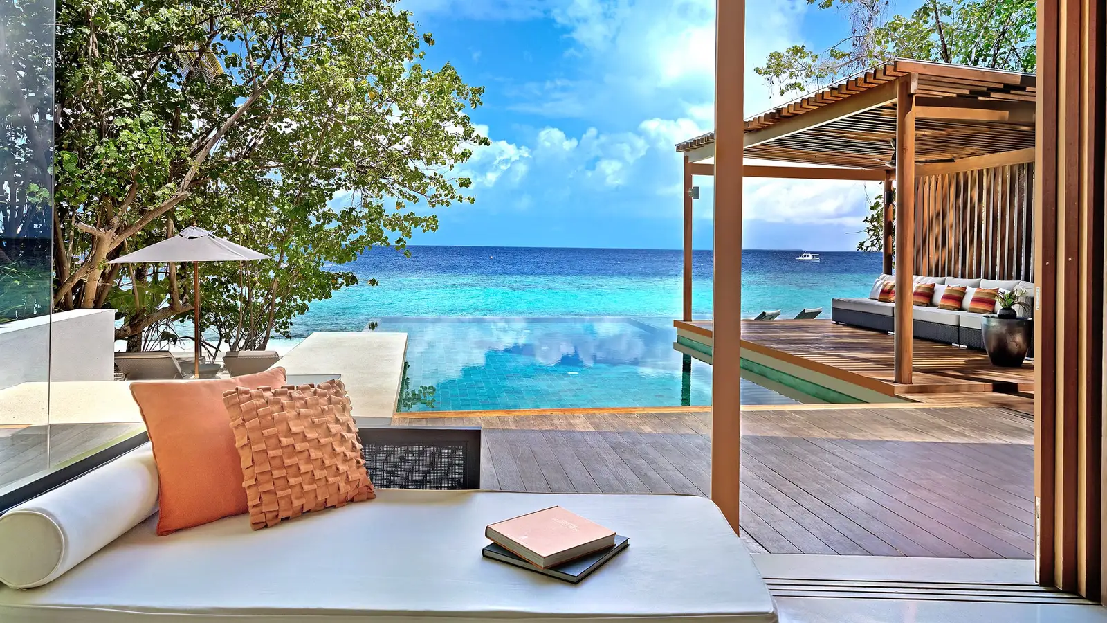 Deluxe Beach Pool Villa in an official photograph