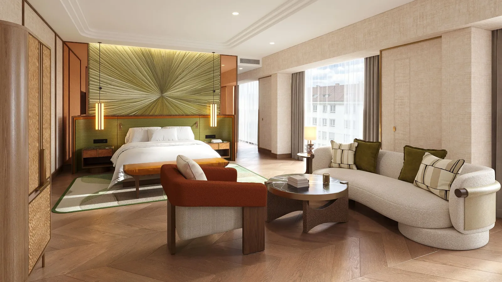 La nuova Park Junior Suite Deluxe con letto e salotto