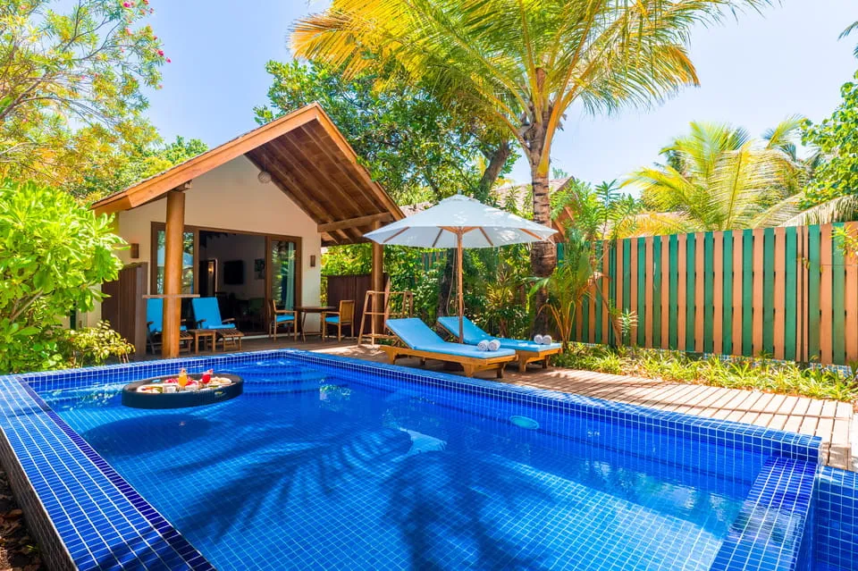 Deluxe Beach Pool Villas in an official photograph