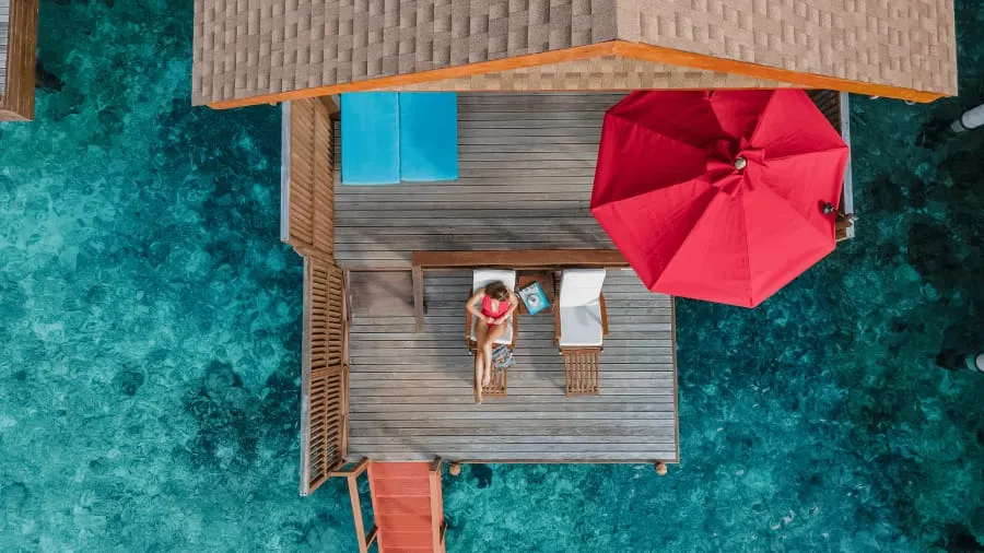 Water Villa in an official photograph