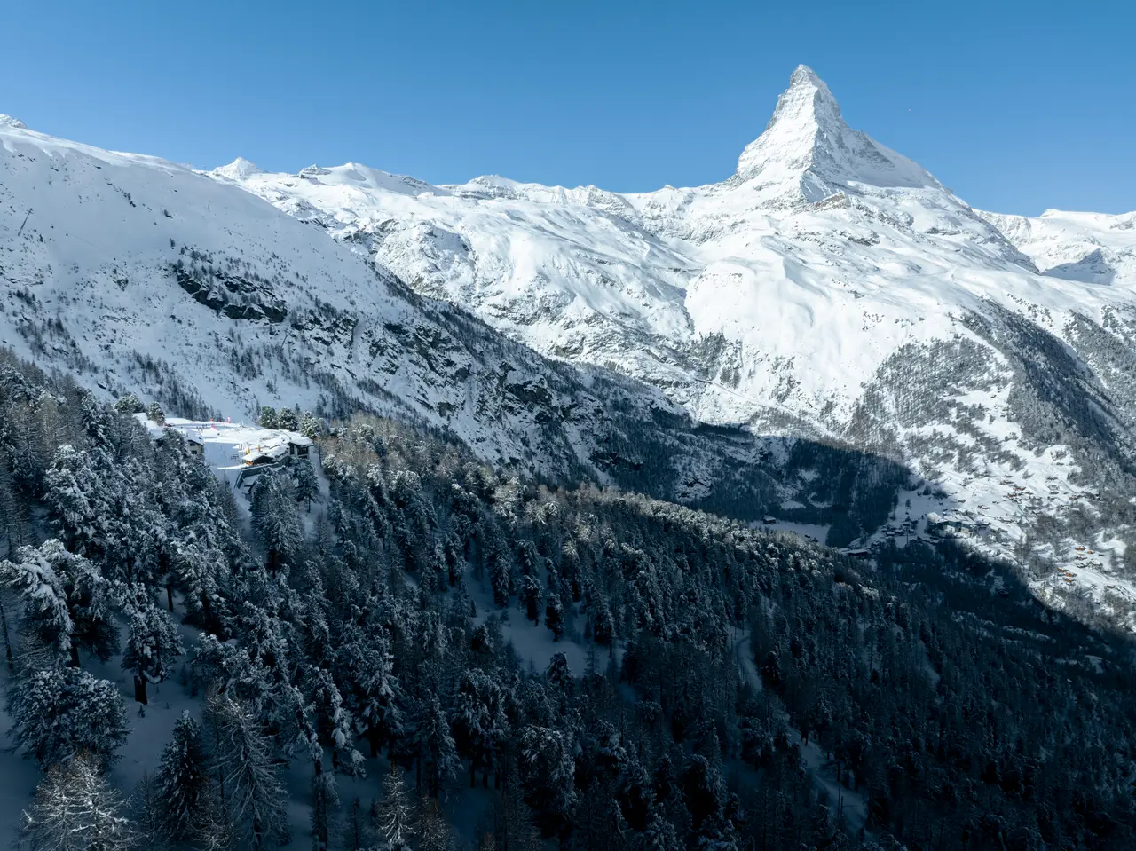 Il Cervino in inverno