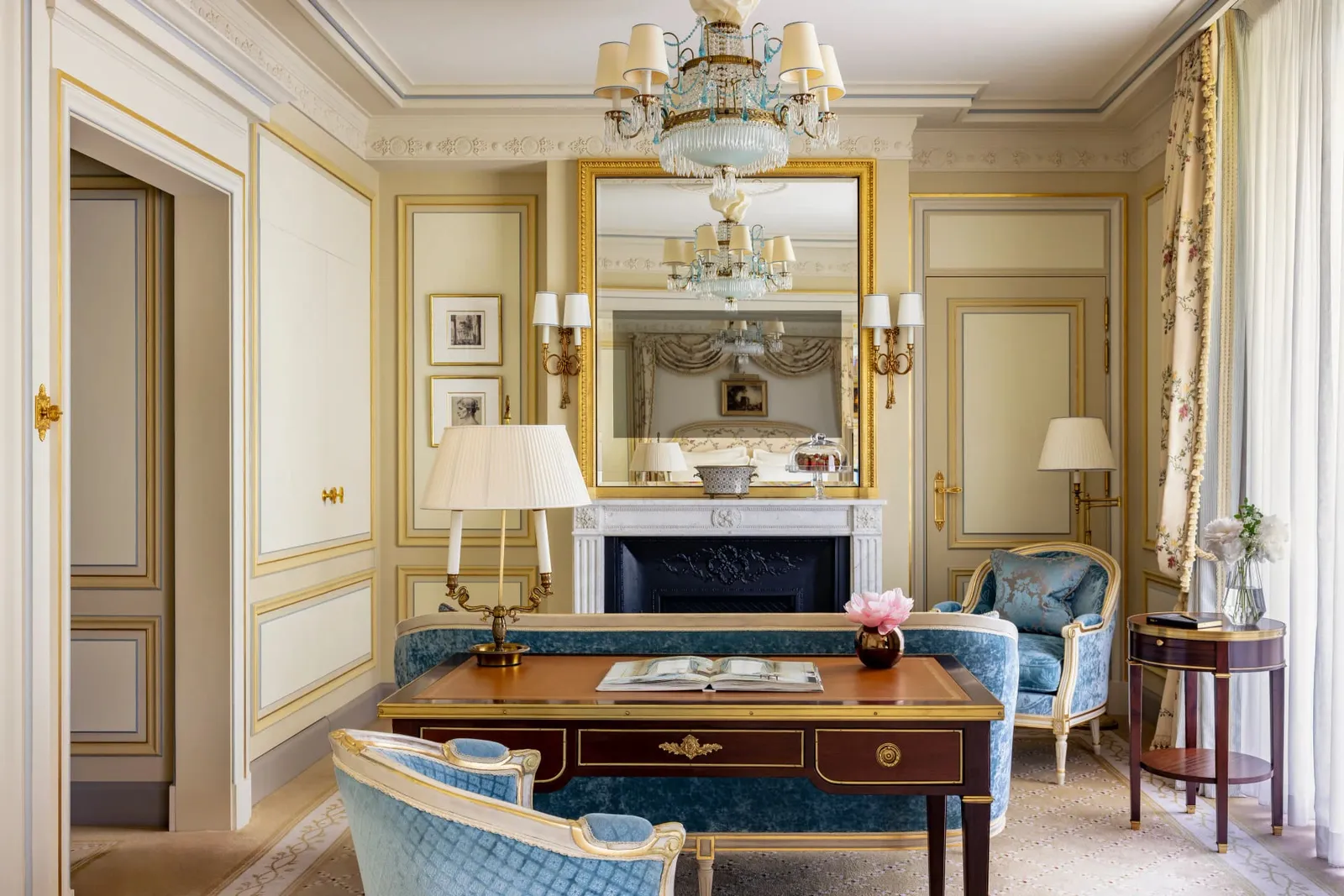 The interior of the Grand Deluxe Room · Ritz Paris