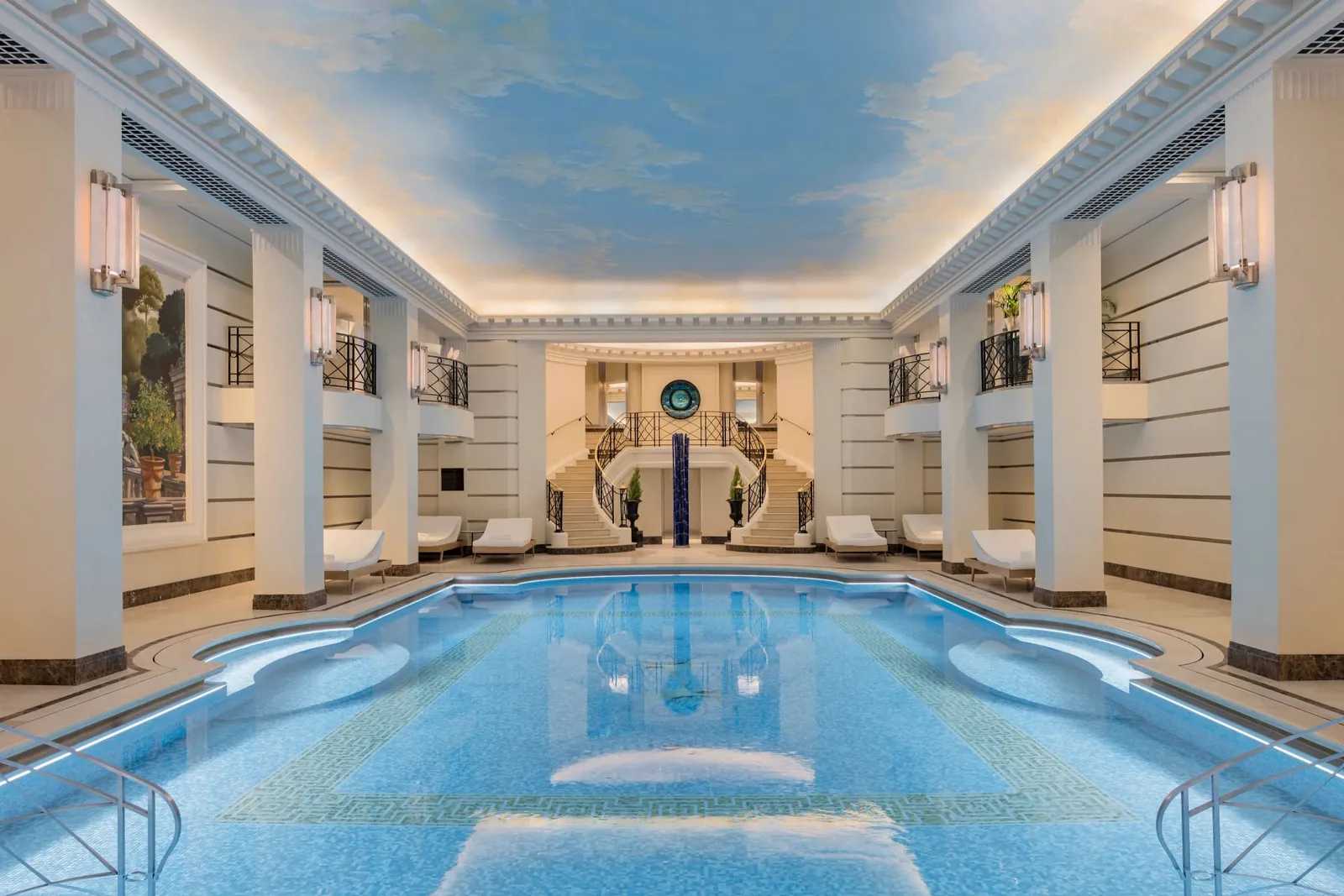 The indoor pool at Ritz Club & Spa