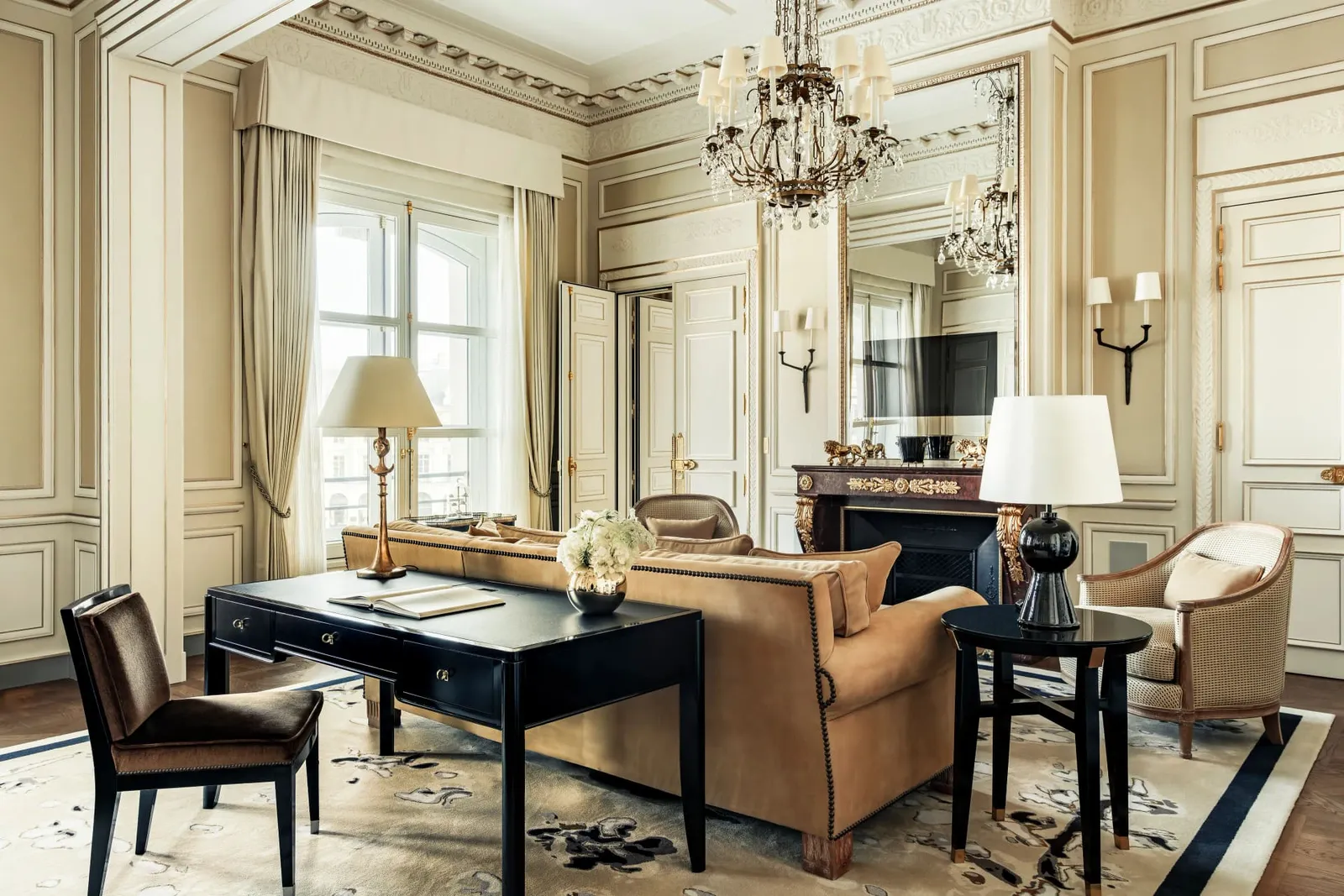 The interior of the Suite Coco Chanel · Ritz Paris