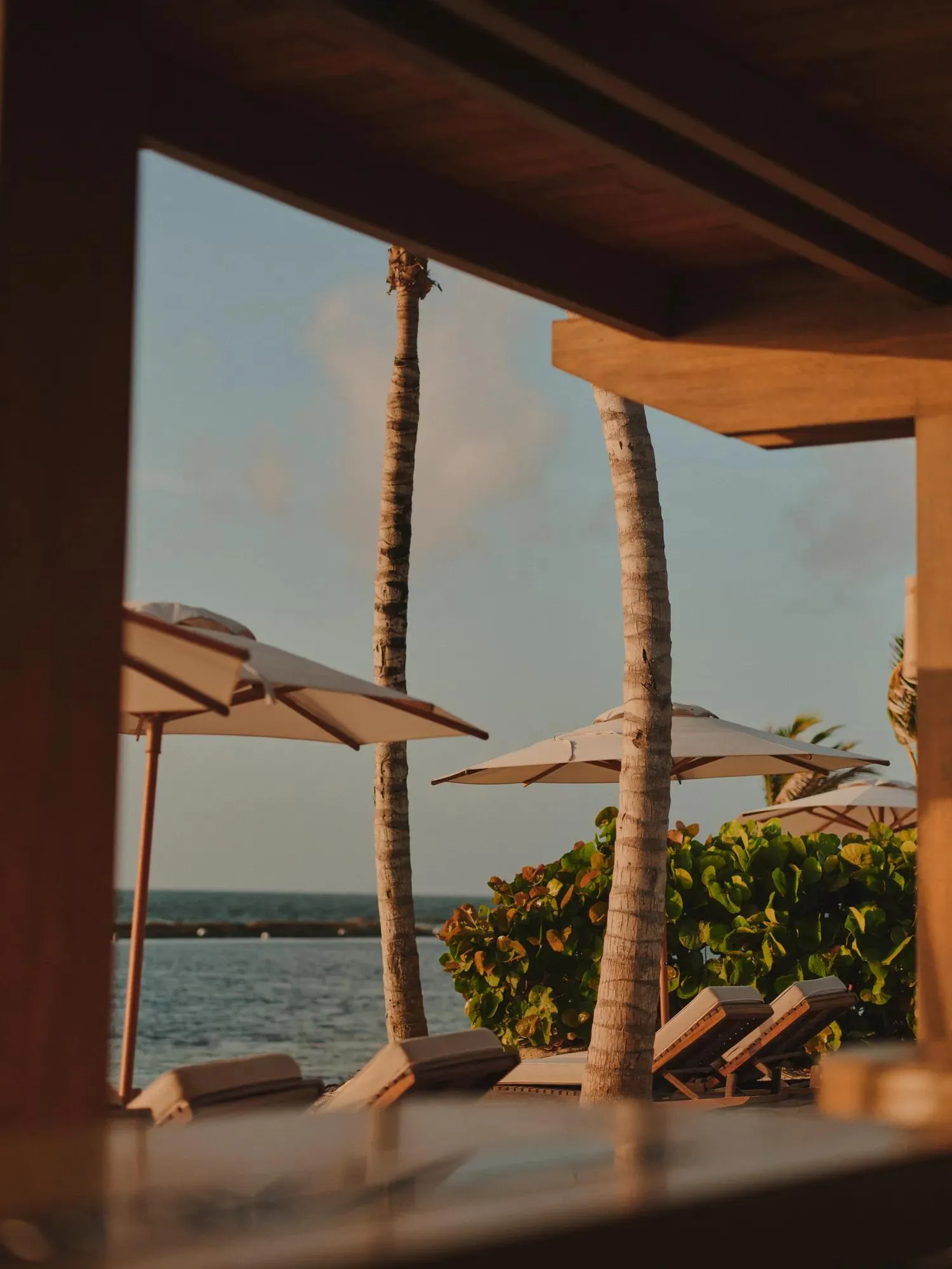 Sunrise over the sea from the Punta Bonita terrace