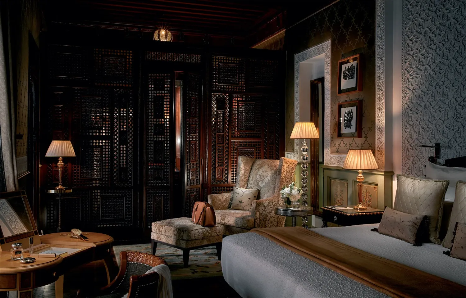 Official photograph of the Premier Riad at Royal Mansour