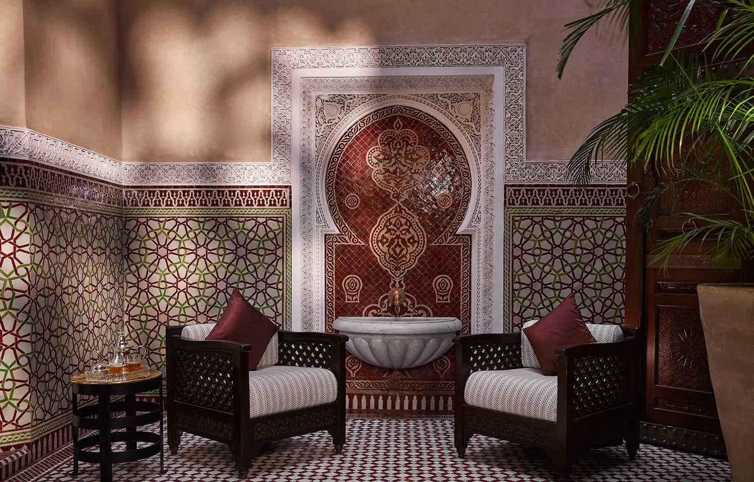 Official photograph of the Superior Riad at Royal Mansour