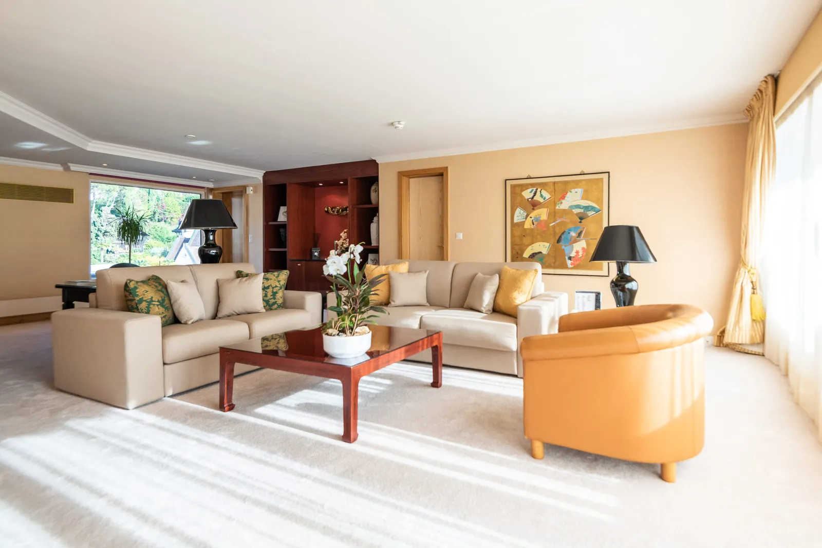 The Presidential Suite living area