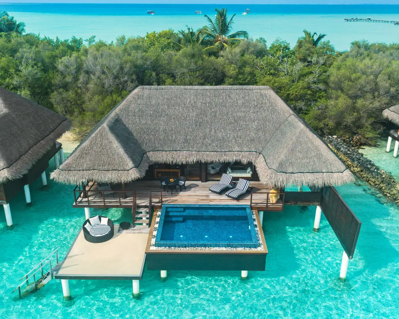 One Bedroom Sunrise Overwater Suite with Pool in its official category photograph