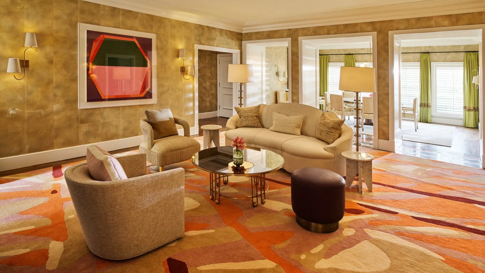 The Bungalow 1 at The Beverly Hills Hotel, as the official site shows it