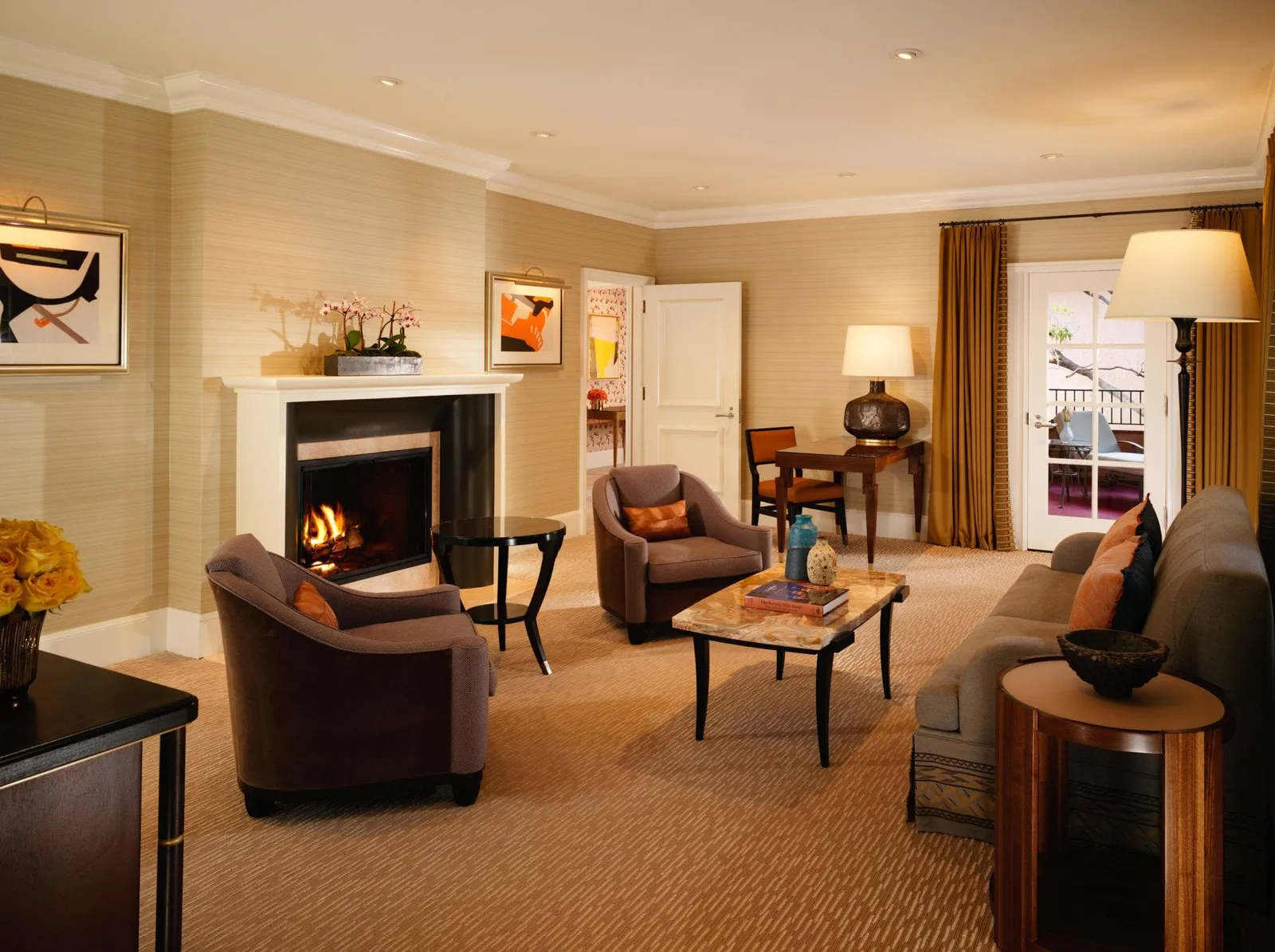 The Garden Suite at The Beverly Hills Hotel, as the official site shows it