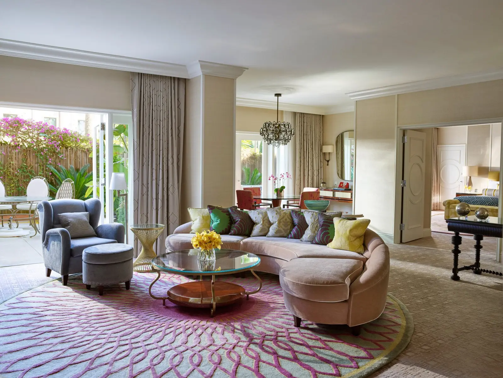 The Premier Suite at The Beverly Hills Hotel, as the official site shows it