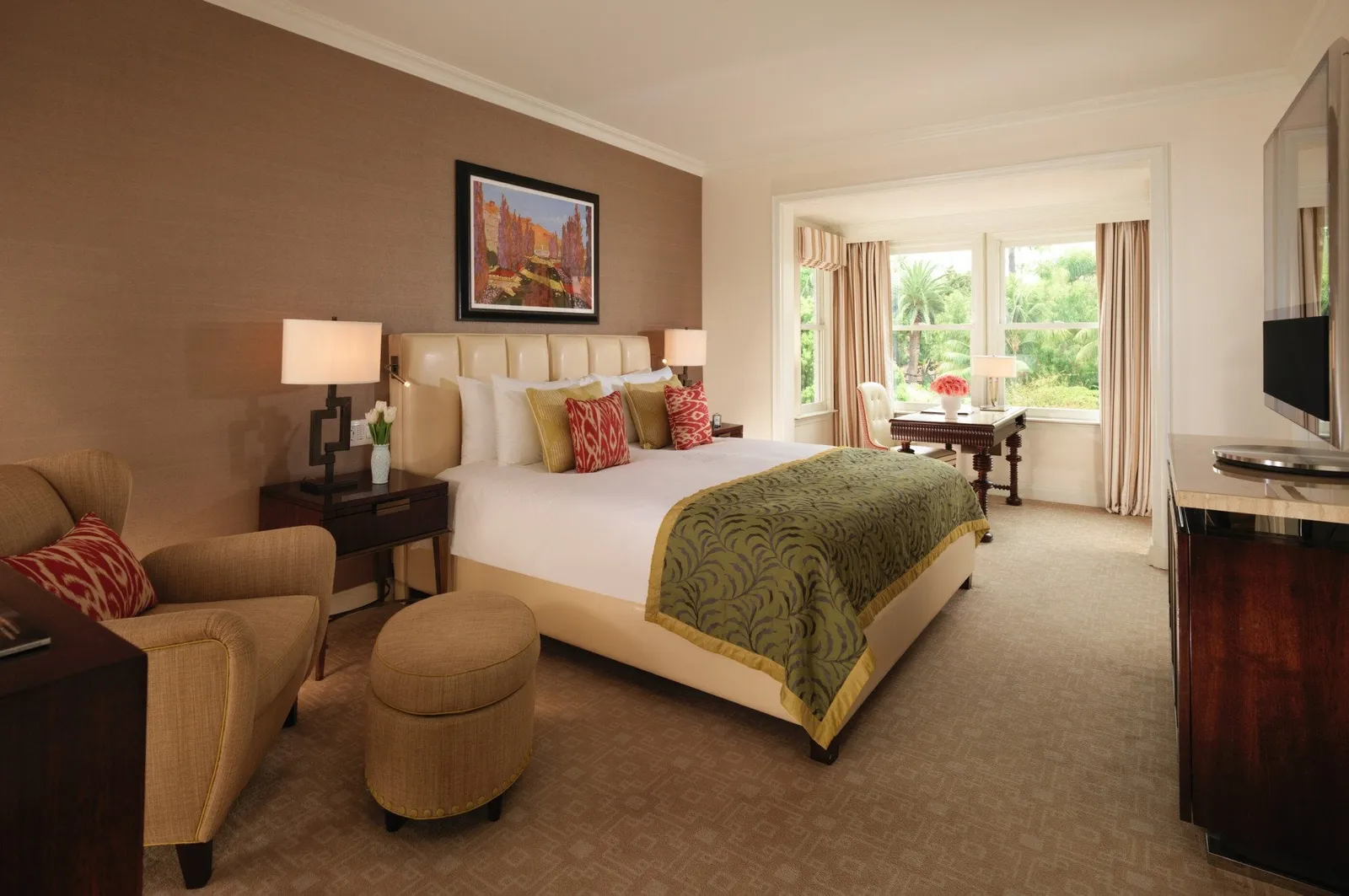 The Superior Room with Balcony at The Beverly Hills Hotel, as the official site shows it