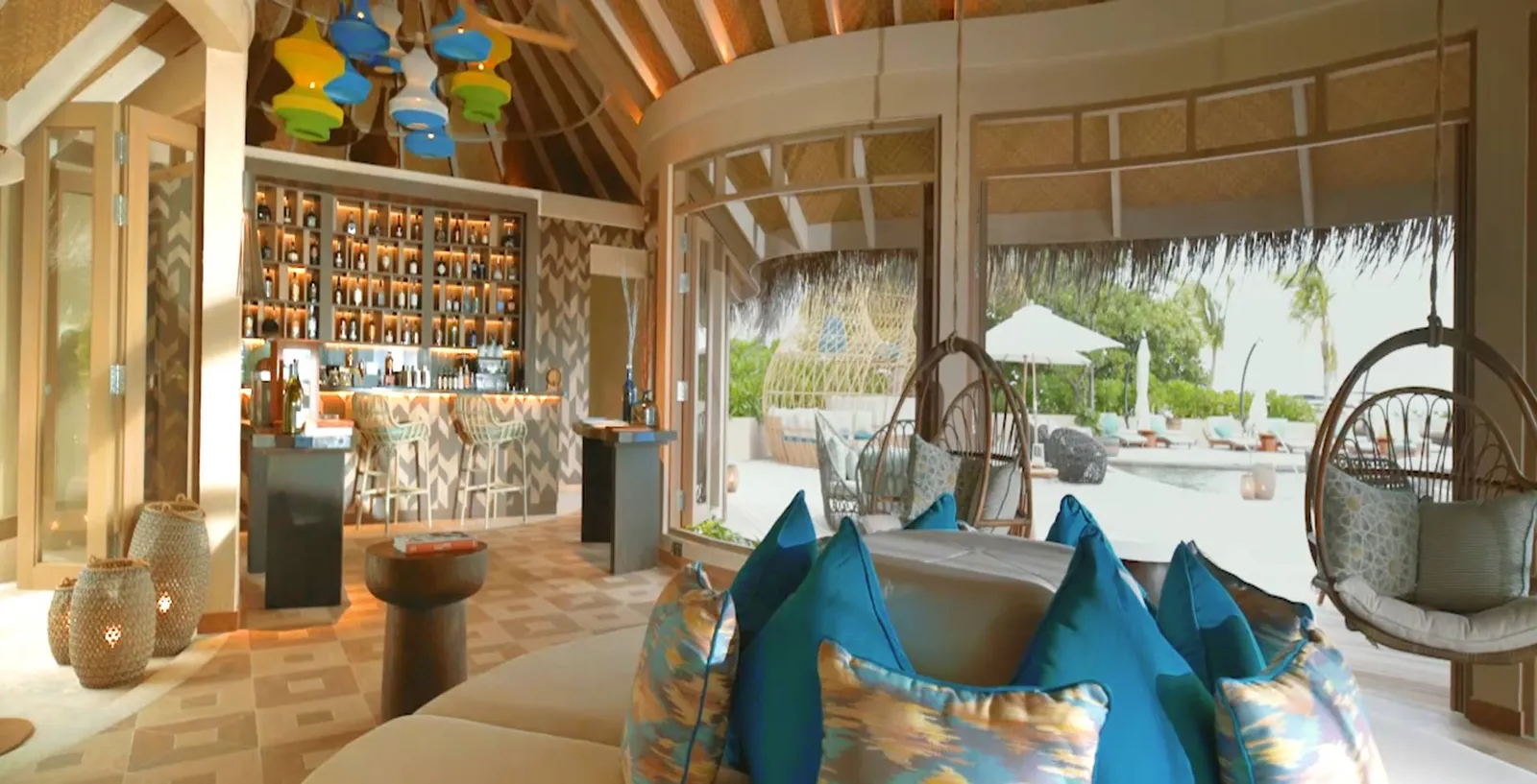 Naiboli’s hanging chairs.