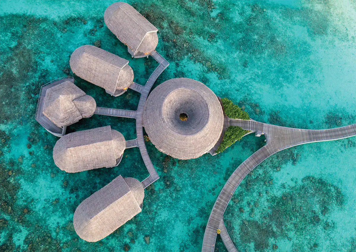 Solasta Spa seen from above.