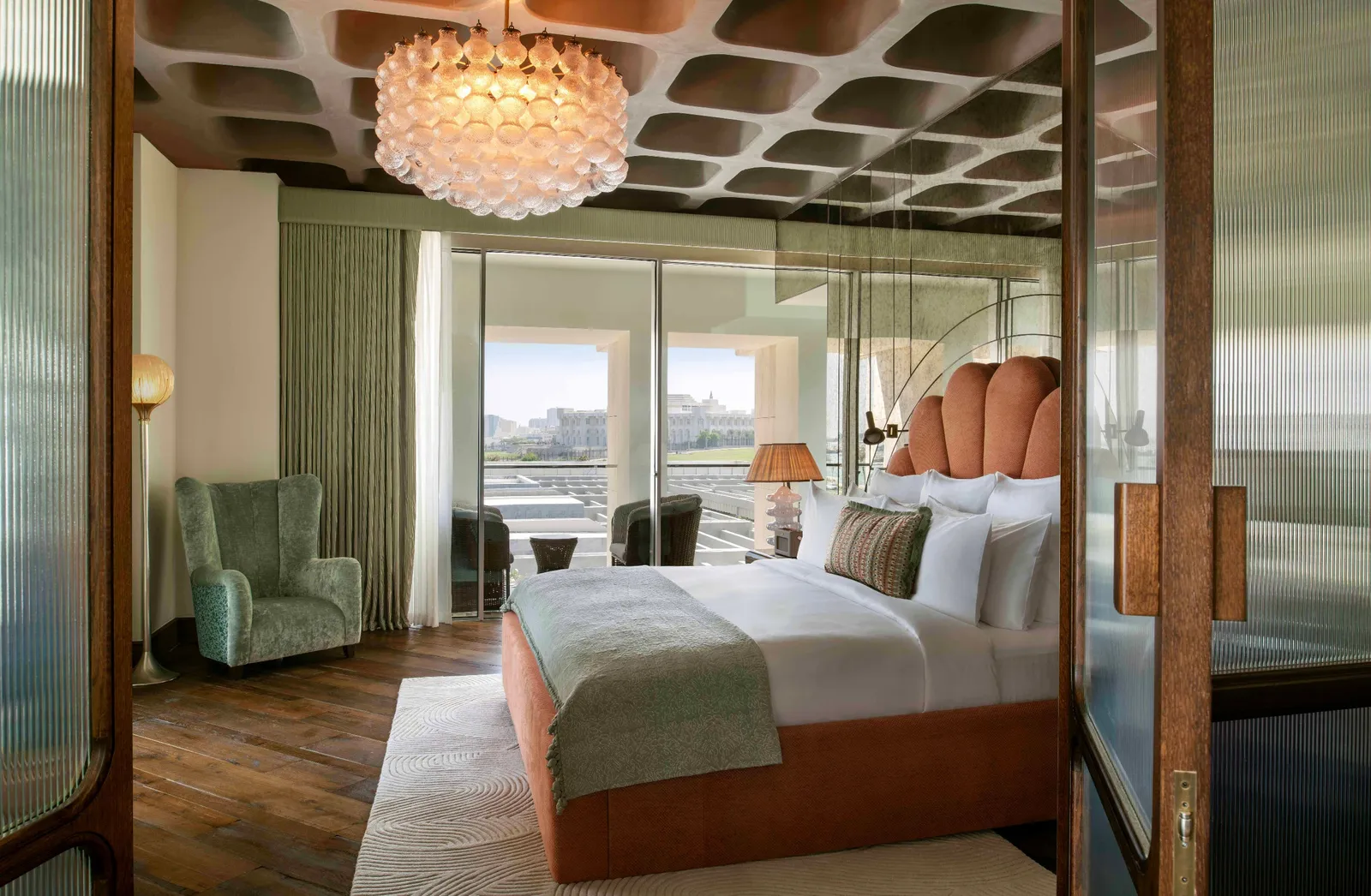 Official photograph of the Palace View Suite category at The Ned Doha