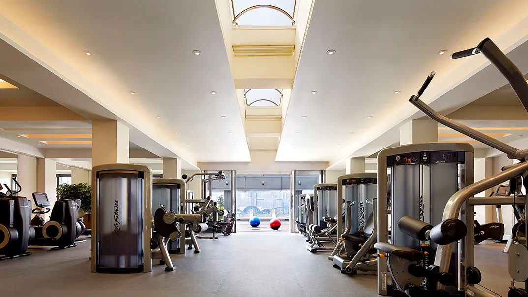 The fitness centre on floor 7