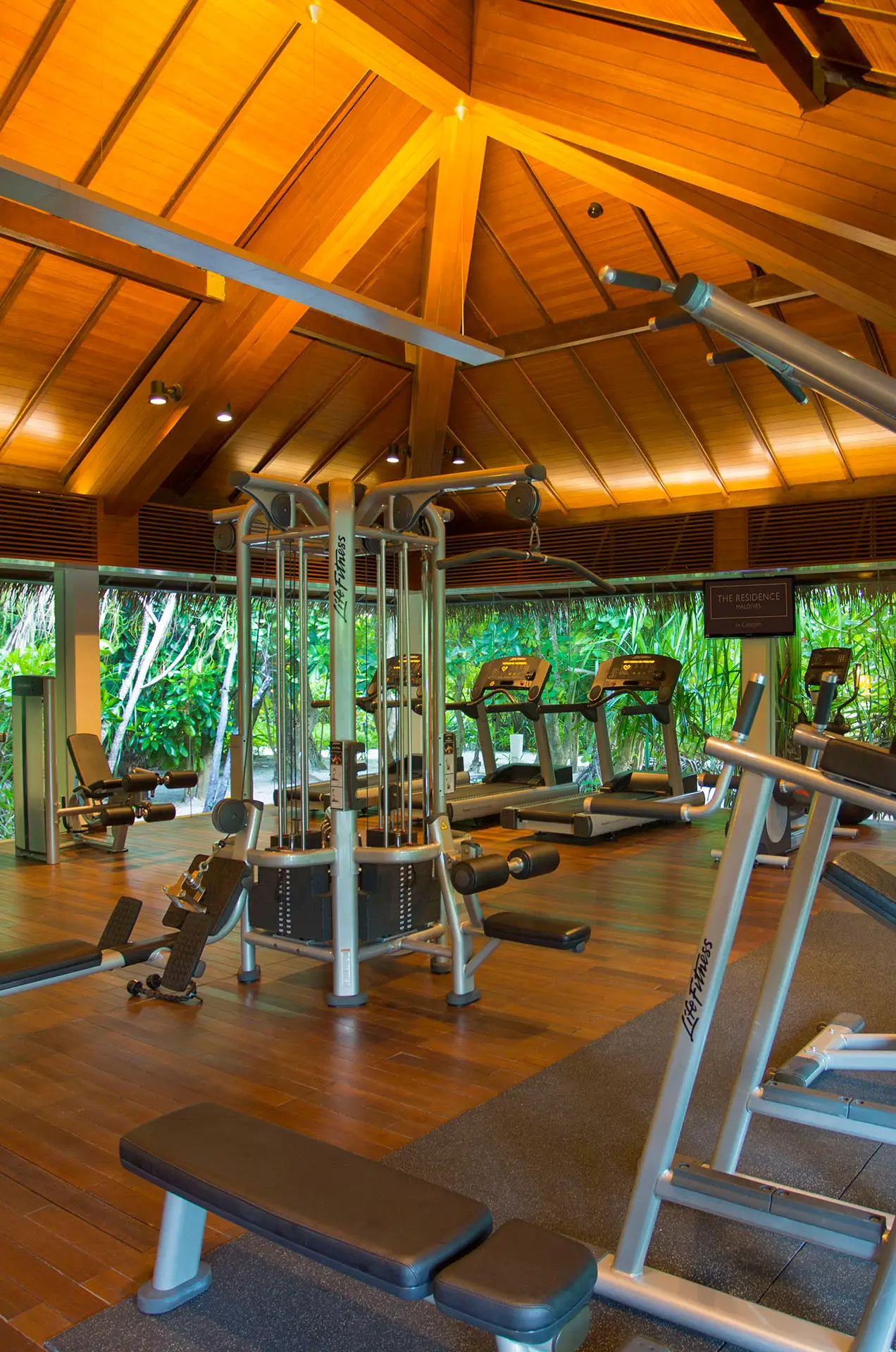 The resort gym