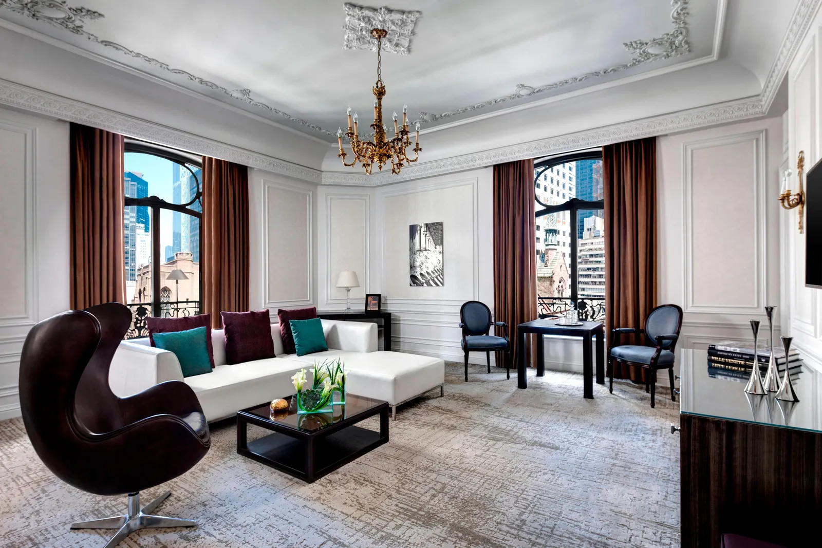 The Milano Suite living room