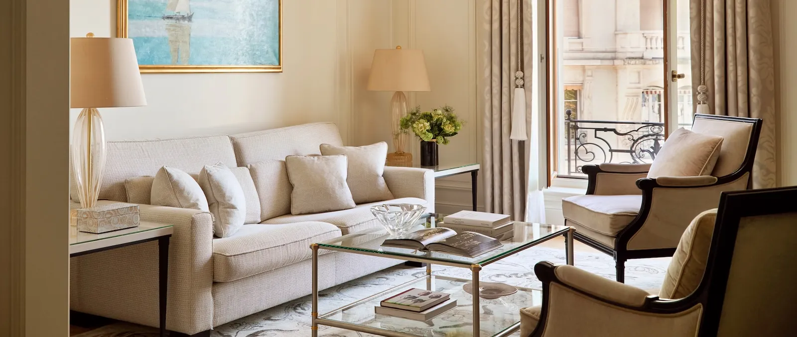 Il salotto della Deluxe Suite