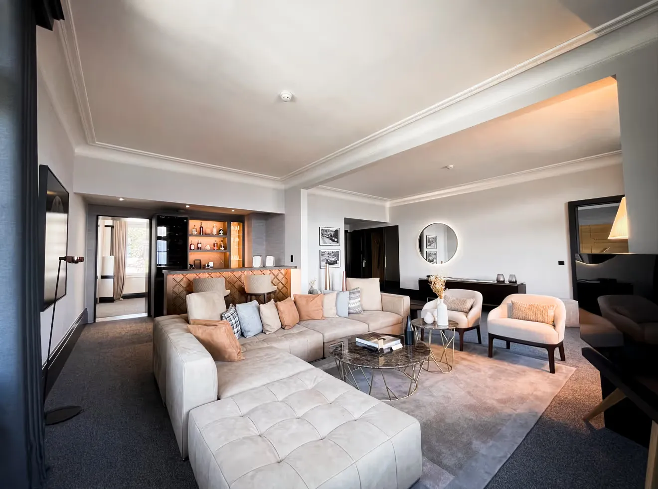 Il salotto della Royal Suite