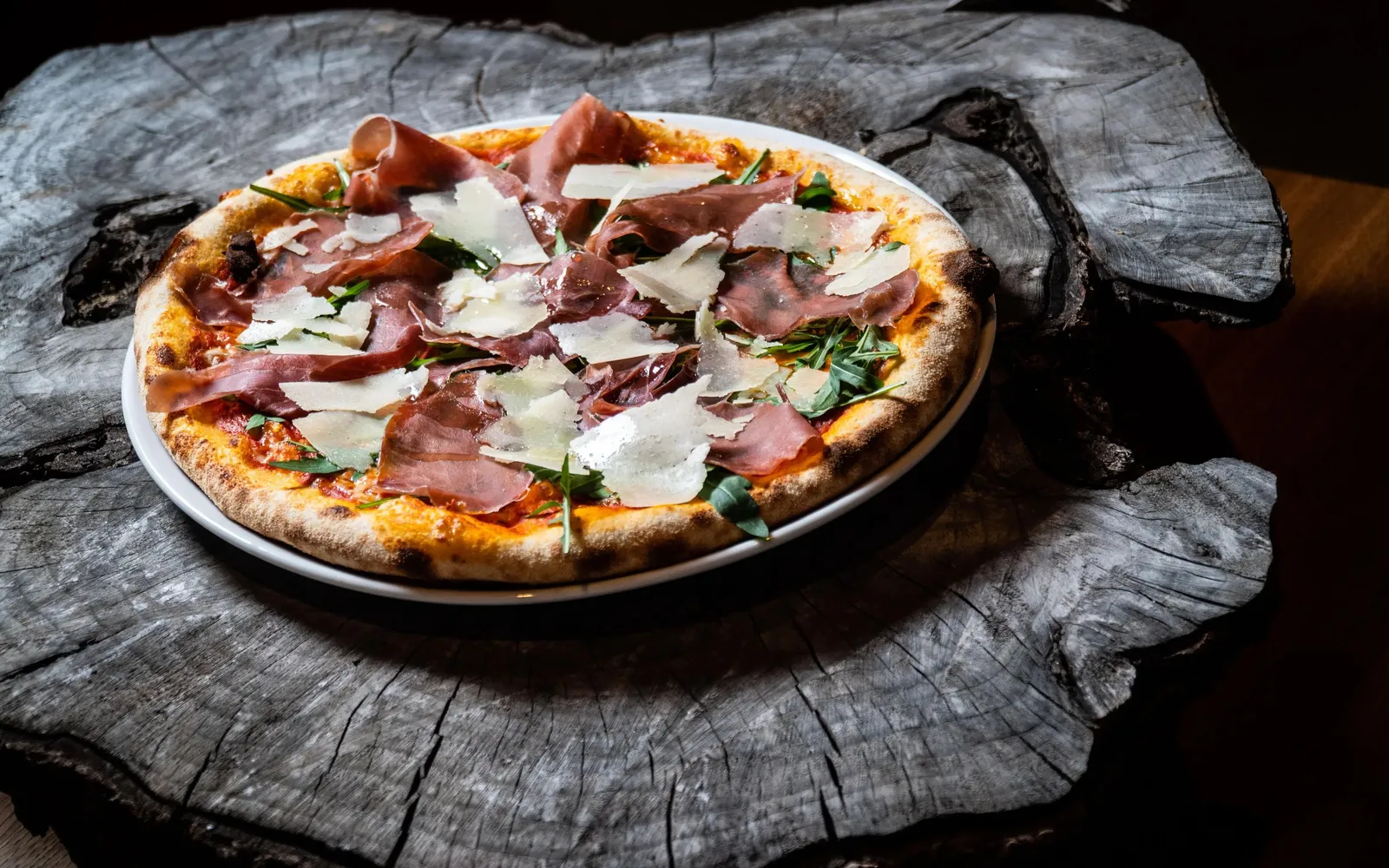 Una pizza del Del Ponte