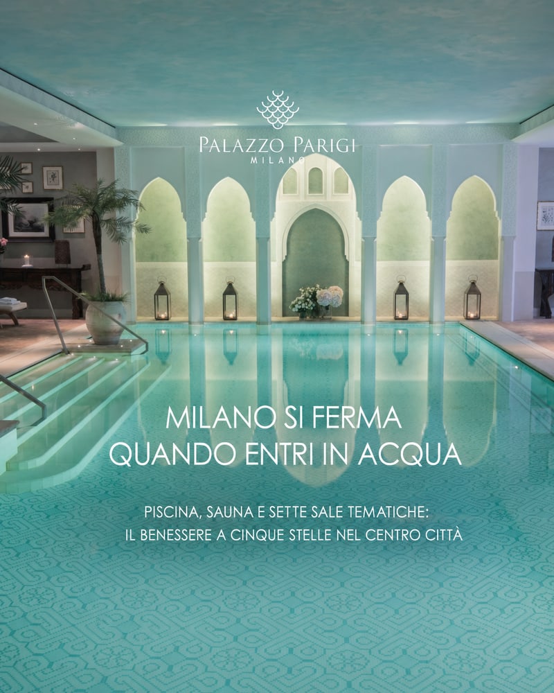 AI-generated Palazzo Parigi spa ad